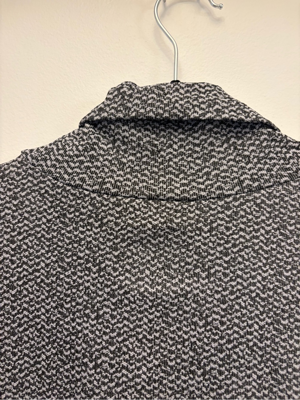 Athleta Gray Marled Funnel Cowl Neck Turtleneck Long Sleeve Top M - Picture 8 of 9